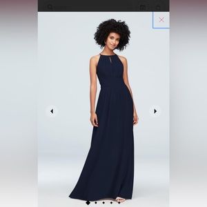 David’s Bridal Bridesmaid Dress style#31120798 size 22 NWT color: Marine